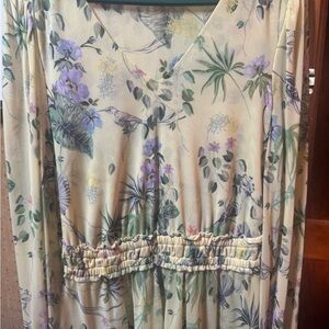 INC International Concepts Leafy Green Top